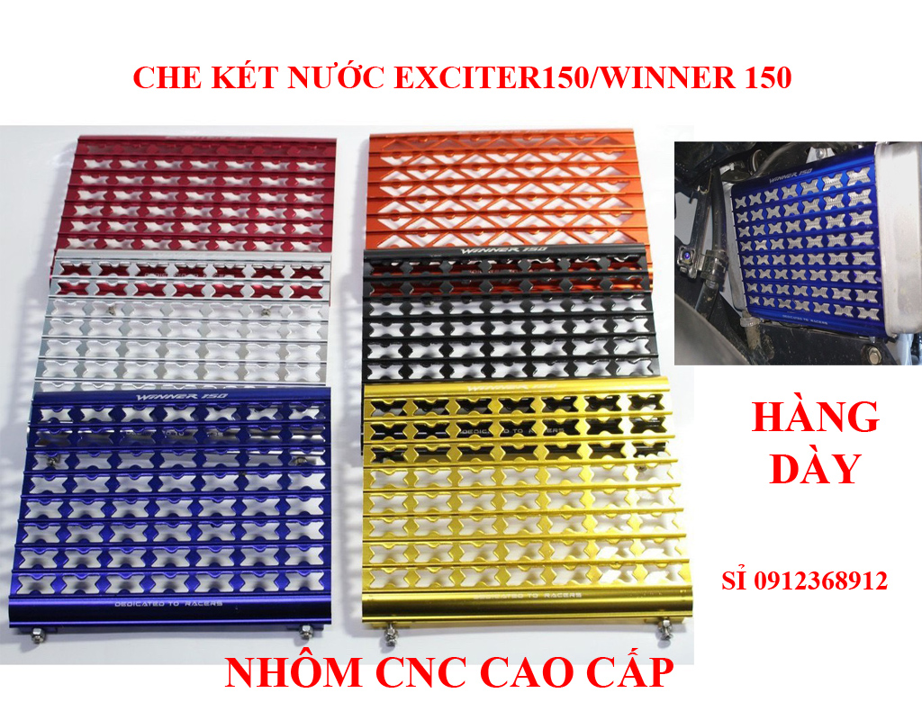 Che két nươc exciter 150 /winner/ winner x nhôm cnc