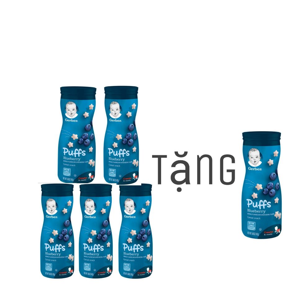 Bánh ăn dặm Gerber vị Việt Quất