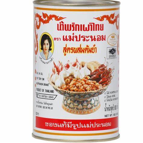 DẦU SA TẾ LẨU THÁI MAE PRANOM SATE ỚT THÁI LAN Thai Tom Yum Chili Paste