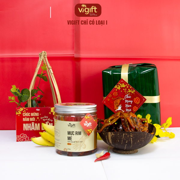 250Gram Mực rim me VIGIFT - Cam Kết Hoàn Tiền 100% Nếu Không Đúng Chất Lượng - Đặc Sản Đà Nẵng [DSM09]
