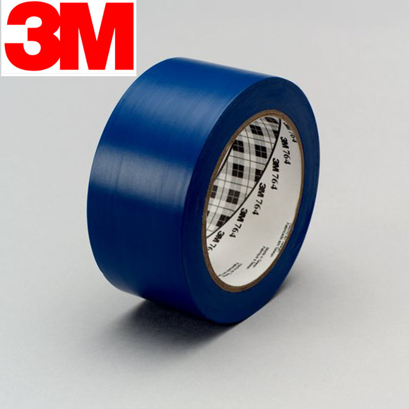 Băng keo dán nền cảnh bảo 764 3m, màu xanh dương, size 5cm x 33m