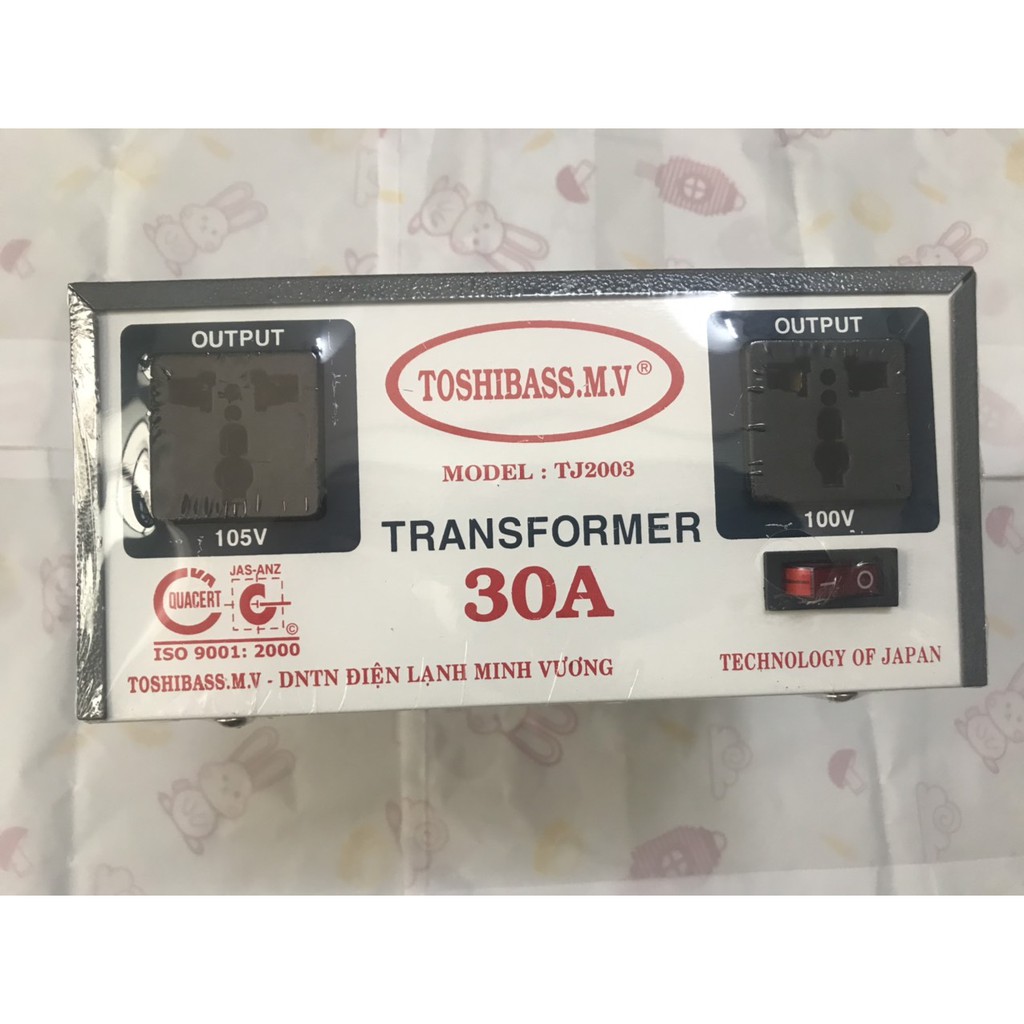 MT14 Biến thế 30A (3000W) - Chuyển điện 220V sang 110V, 105V, 100V