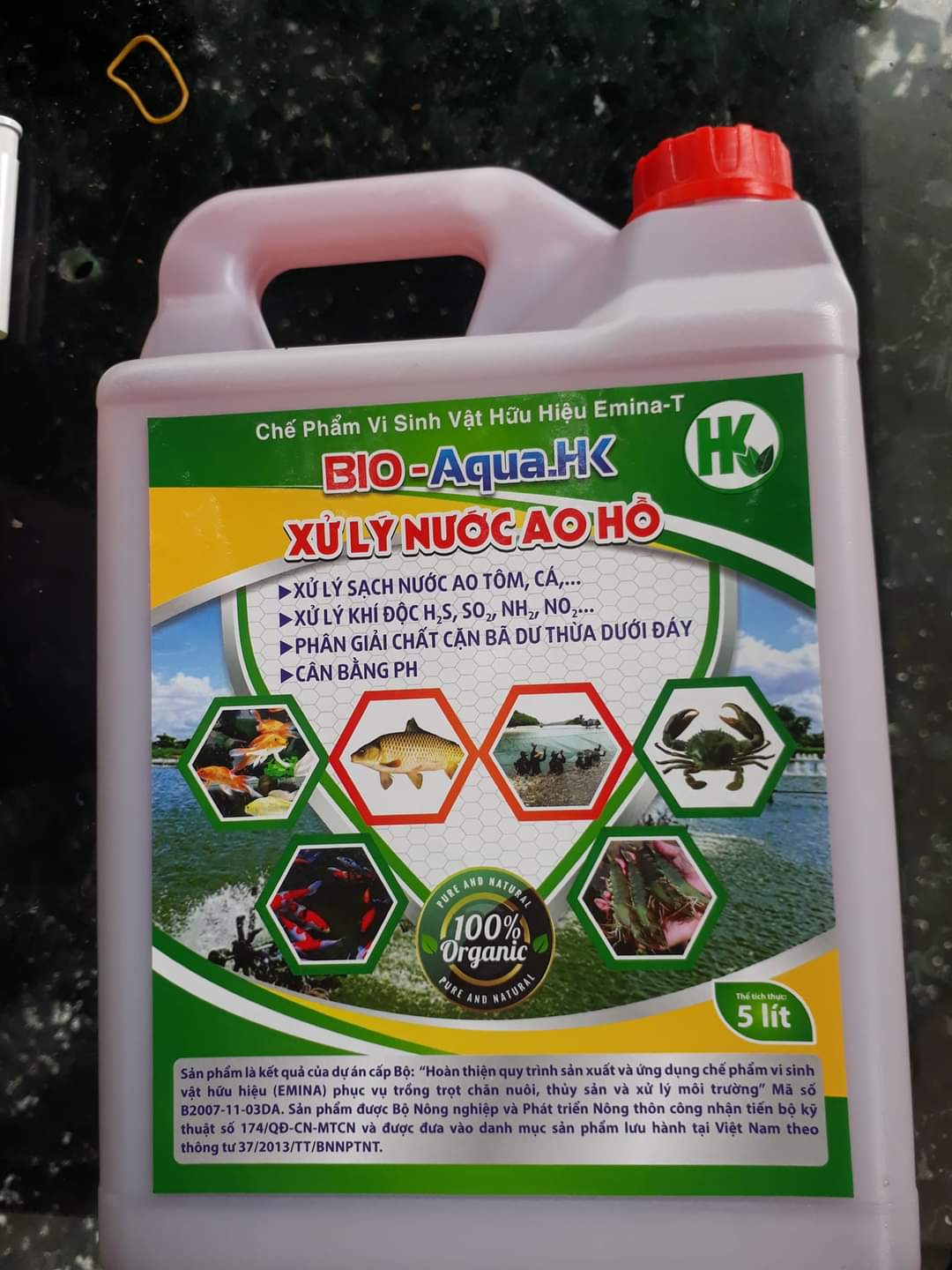 Vua vi sinh thủy sản - xử lý ao hồ/xử lý nước ao/ xử lý nước ao tôm, cá ốc/ phân hủy cặn đáy ao/cân bằng ph nước