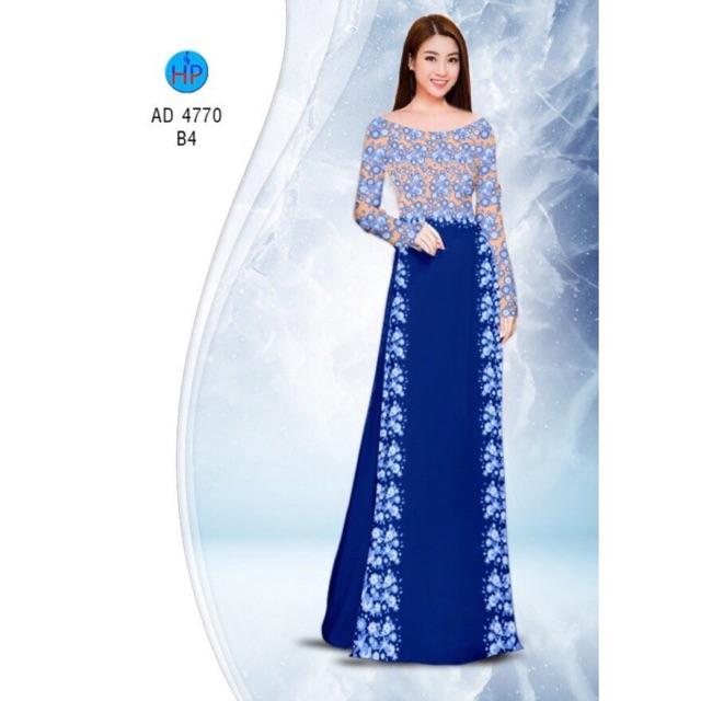 Vải áo dài giả ren