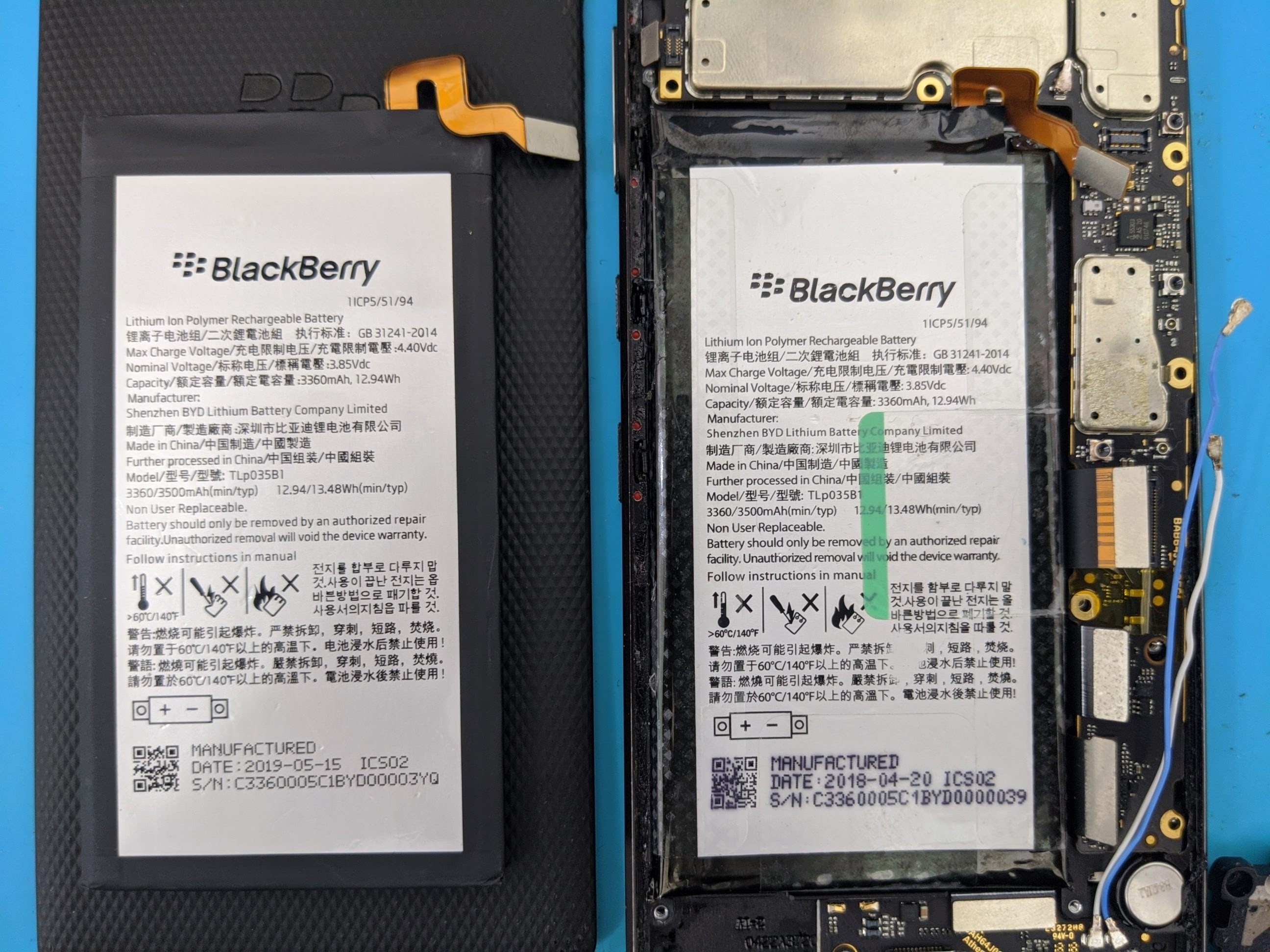 Pin thay thế BlackBerry bb KeyTwo / key2