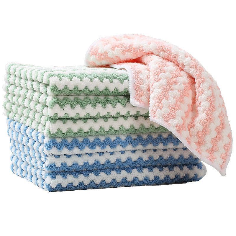 Khăn lau đa năng 25 x 25cm siêu thấm hút bo viền