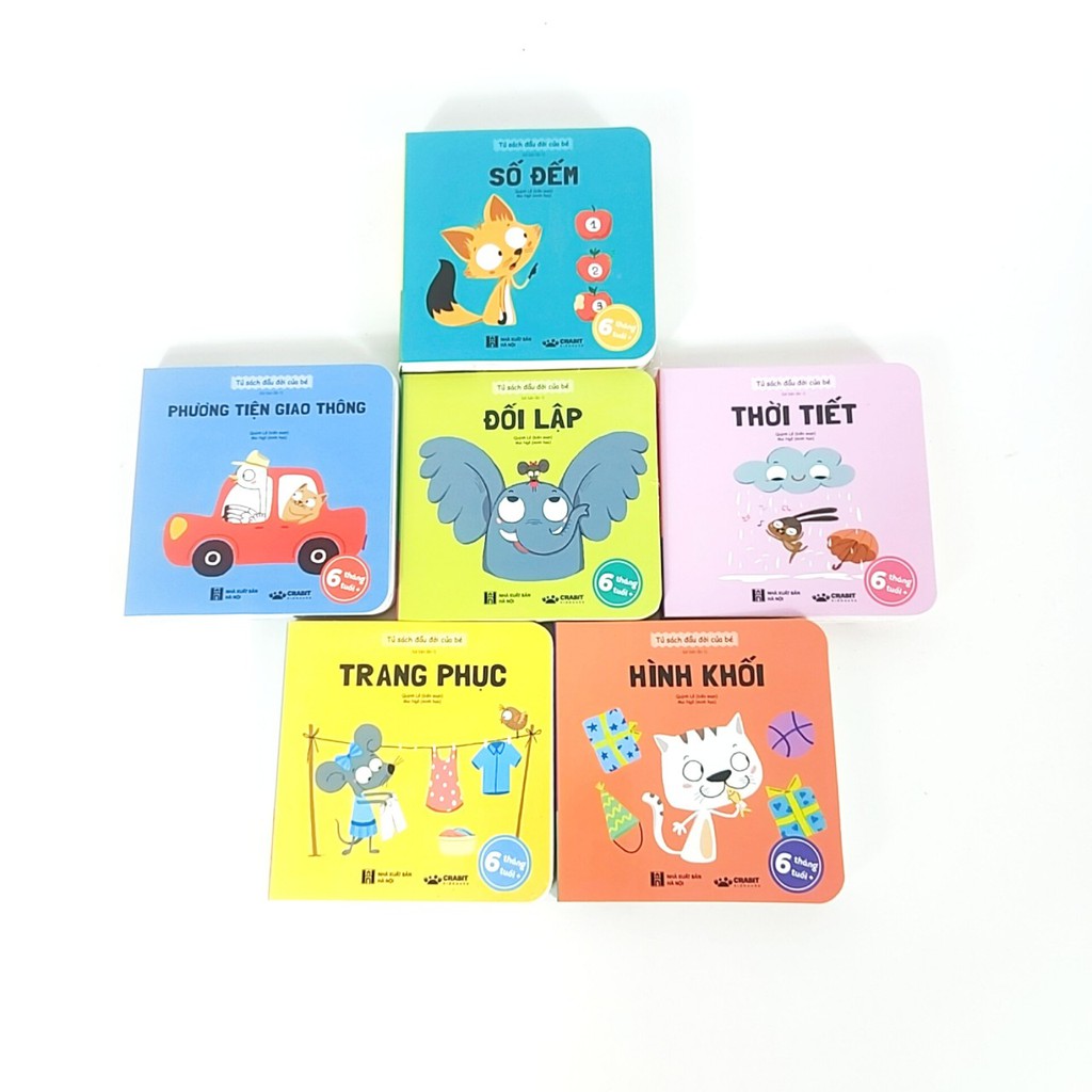 Sách - Tủ sách đầu đời cho bé 6 cuốn