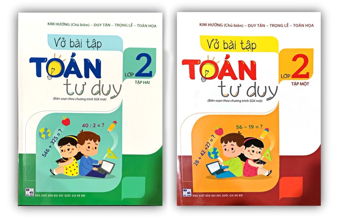 Sách - Combo Vở bài tập Toán tư duy lớp 2