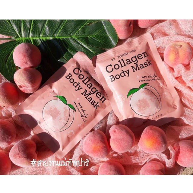 Ủ Trắng Trái Đào Collagen Body Mask