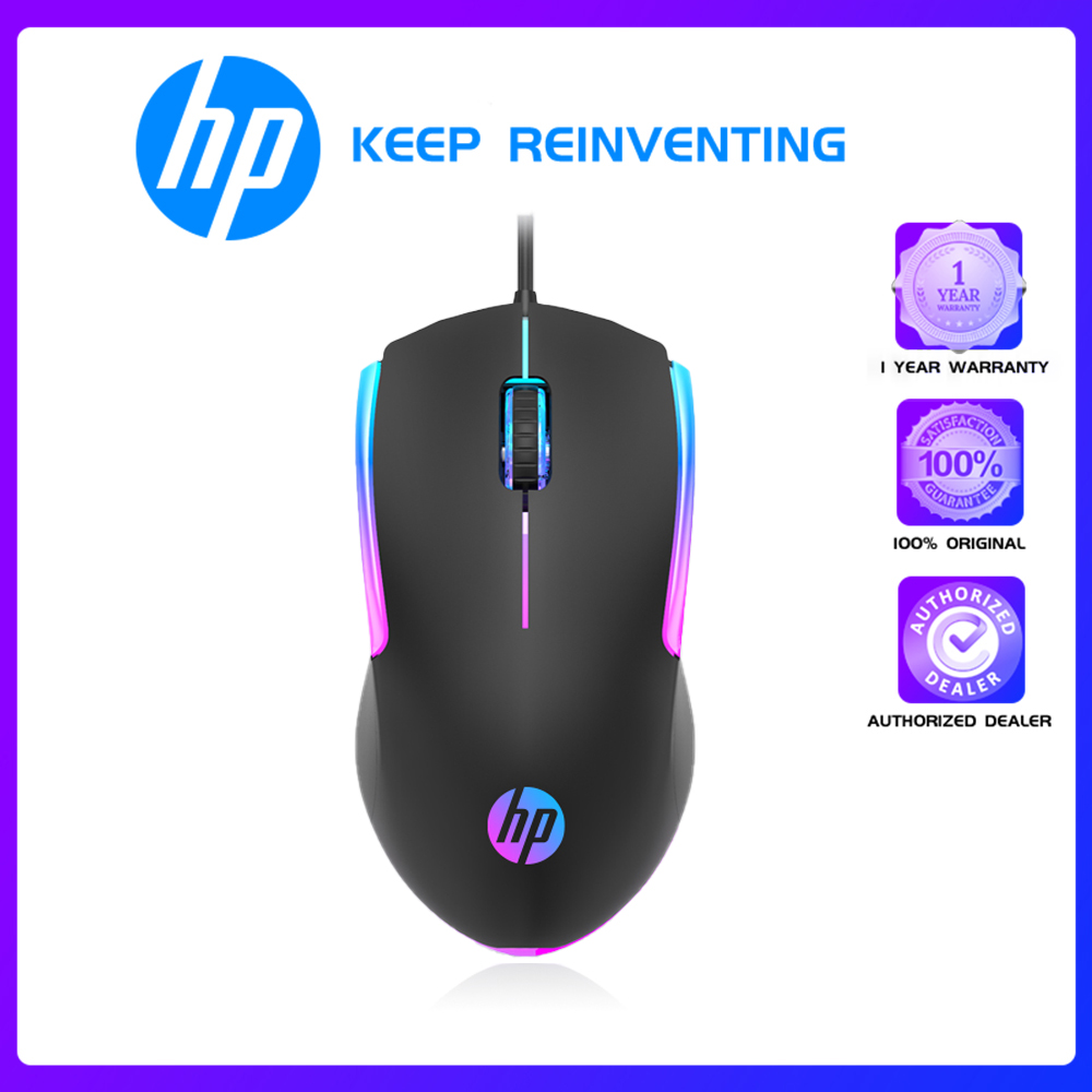 Chuột cơ gaming chuyên chơi game máy tính pc laptop mouse hp gaming m160 led rgb ,chuột có dây hp m160, màu đen, led 7 colors, độ phân giải tối đa 1000dpi, 3 buttons