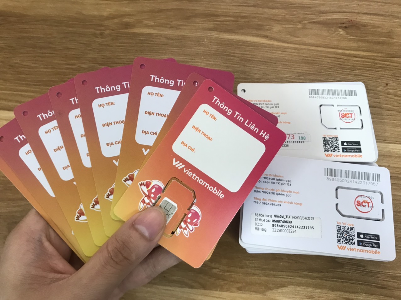 Sim Vietnamobile Chuyên Dùng tạo Tài Khoản, Nghe Gọi và Nhận Mã OTP , Hạn Sử Dụng 3 Tháng Lỗi 1 đổi 1 . FREESHIP - CHƯA KÍCH HOẠT.