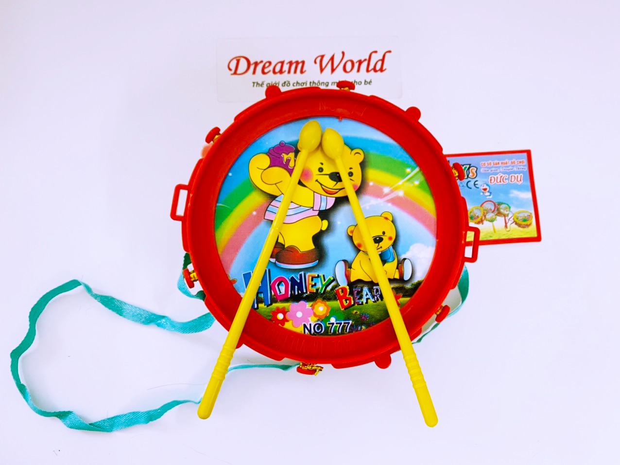 Đồ chơi trẻ em - Trống trung thu vui nhộn cho bé kèm Dùi trống - Dreamworld