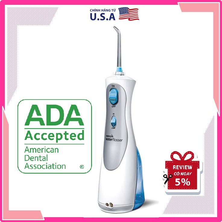 Máy tăm nước cầm tay waterpik cordless water flosser wp - 450 | wp 462 | wp 463