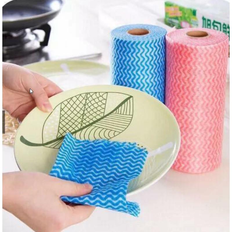 Cuộn giấy vải lau đa năng tiện dụng