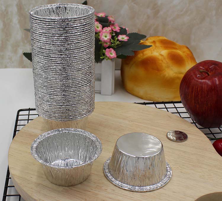 Sét 100 khuôn giấy bạc nướng bánh đa năng _ kích thước: 8cm x 3.5cm x 5.4cm