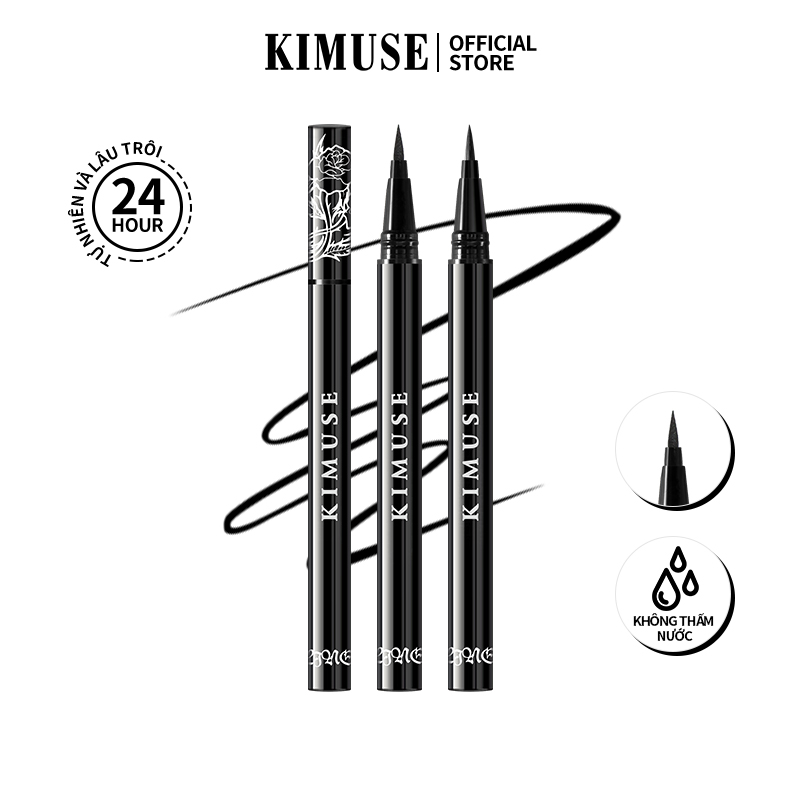 KIMUSE Bút kẻ mắt giữ màu tốt lâu trôi chất lượng cao - INTL
