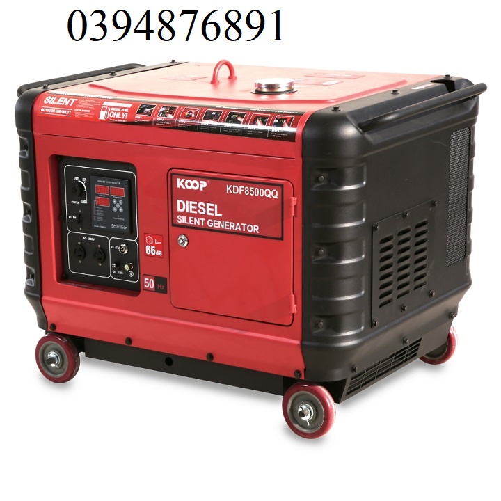 Máy phát điện chạy dầu 6kw koop kdf8500qq siêu chống ồn