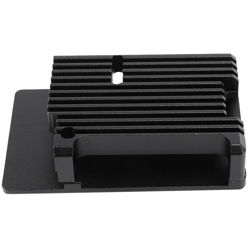 For Raspberry Pi 4 Model B Aluminum Case, Passive Cooling Aluminum Alloy Protective Shell Metal Enclosure for Raspberry Pi 4 Model B