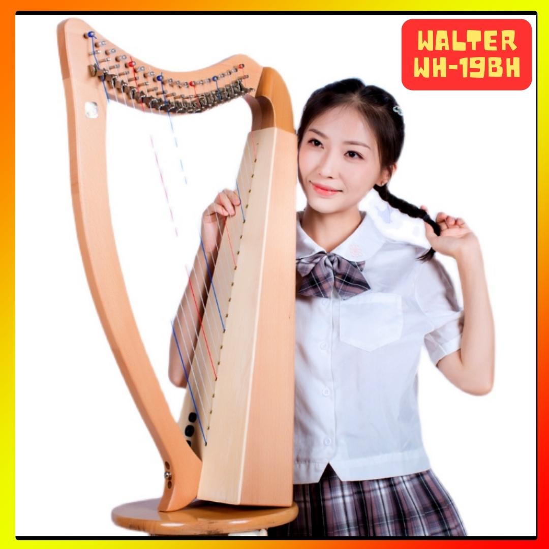 Đàn harp 19 dây cao cấp chính hãng walter, cega đầy đủ phụ kiện đi kèm - có tài liệu hướng dẫn tiếng việt