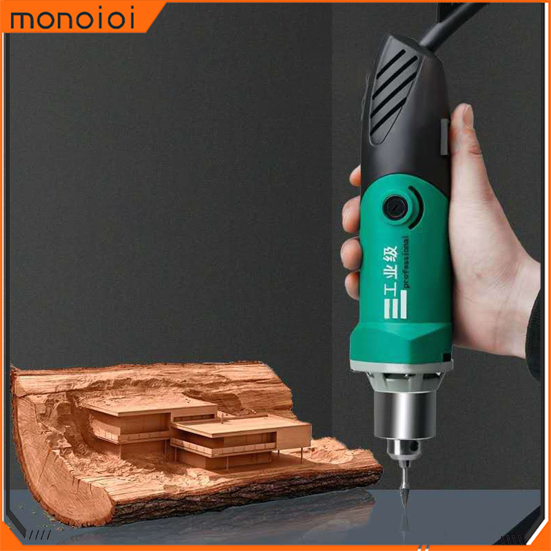 Monqiqi Máy mài khuôn mini - Máy khoan đa năng 500W 6 tốc độ Máy mài cầm tay máy mài mini máy khoan cắt