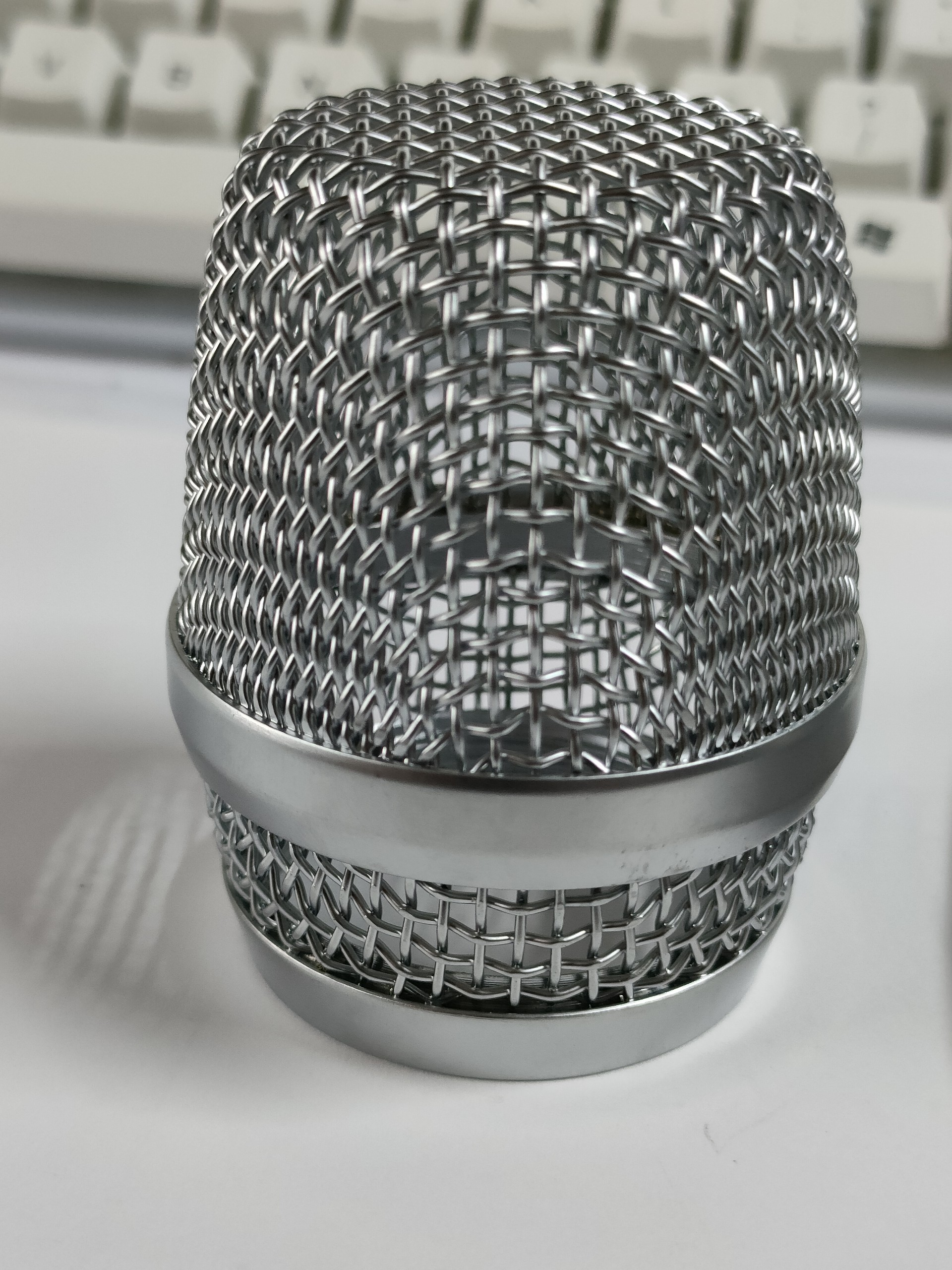 Đầu Lưới chụp mic bằng inox cực bền chống rỉ sét dùng cho các dòng mic Baier Rọ lưới micro baier 38mm