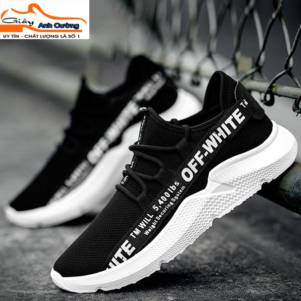 Giày nam thể thao sneaker Anh Cường trắng đẹp bata cổ cao cho học sinh đi học đi làm cao cấp Mã TVD-1