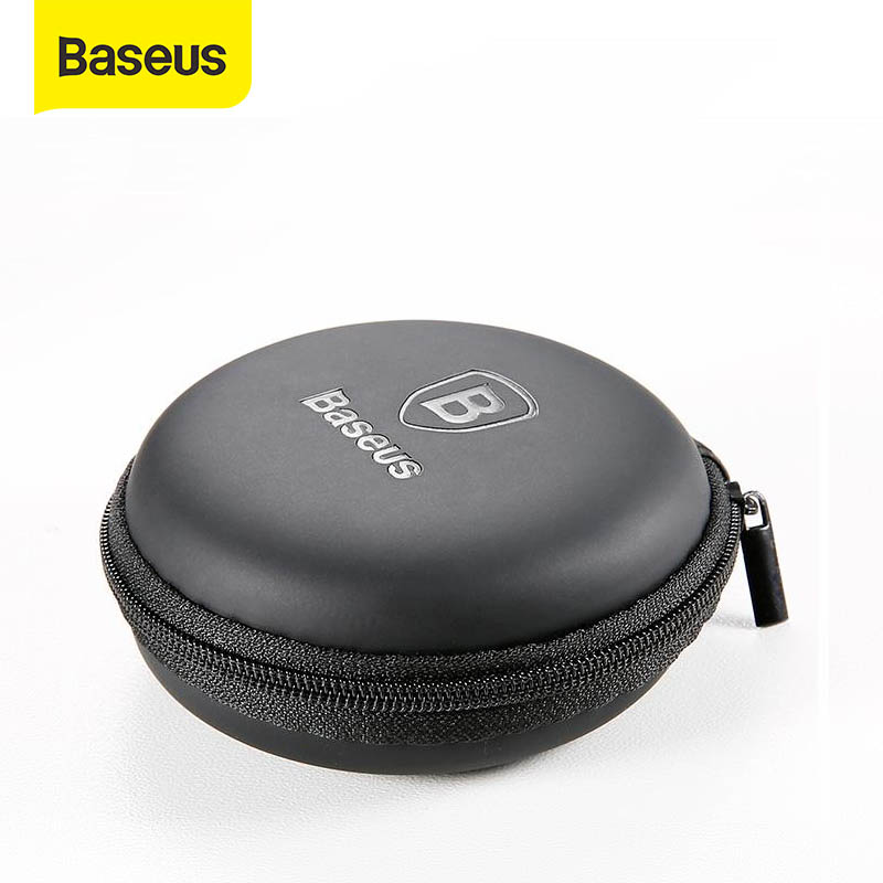 Earphone BagBaseus Tai Nghe Di Động Tai Nghe Nhét Tai Túi Đựng Cáp USB Thẻ Nhớ Hộp Đựng Đồ Không Thấm Nước