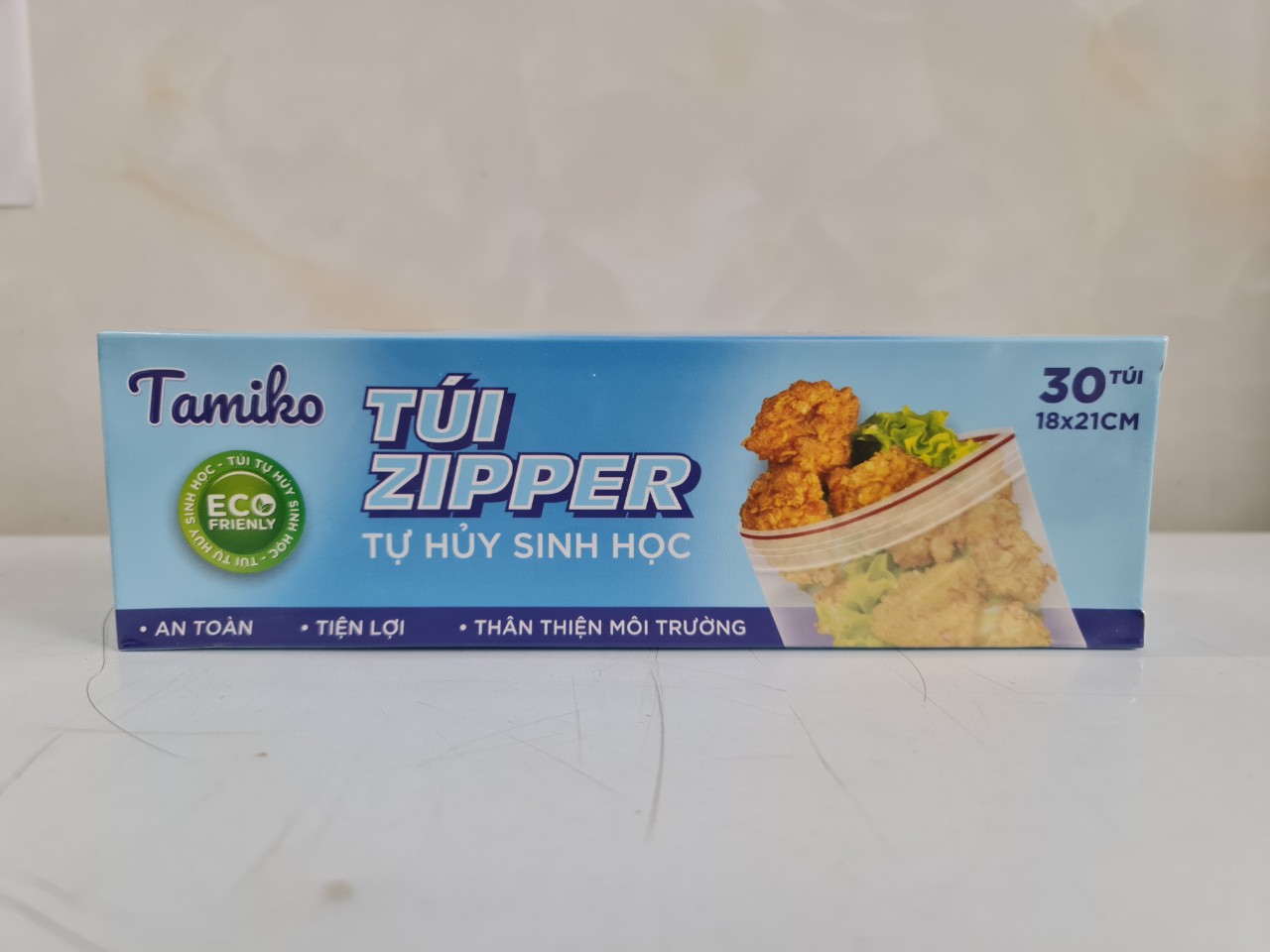 Túi zipper đựng thực phẩm thân thiện môi trường tamiko zipper food bag