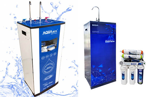 (Đã lắp đặt sẵn ) Máy lọc nước Ro Aqua 1 , 2 , 3 chức năng Nóng Lạnh Nguội 9 cấp lọc - Hàng chính hãng bảo hành 2 năm