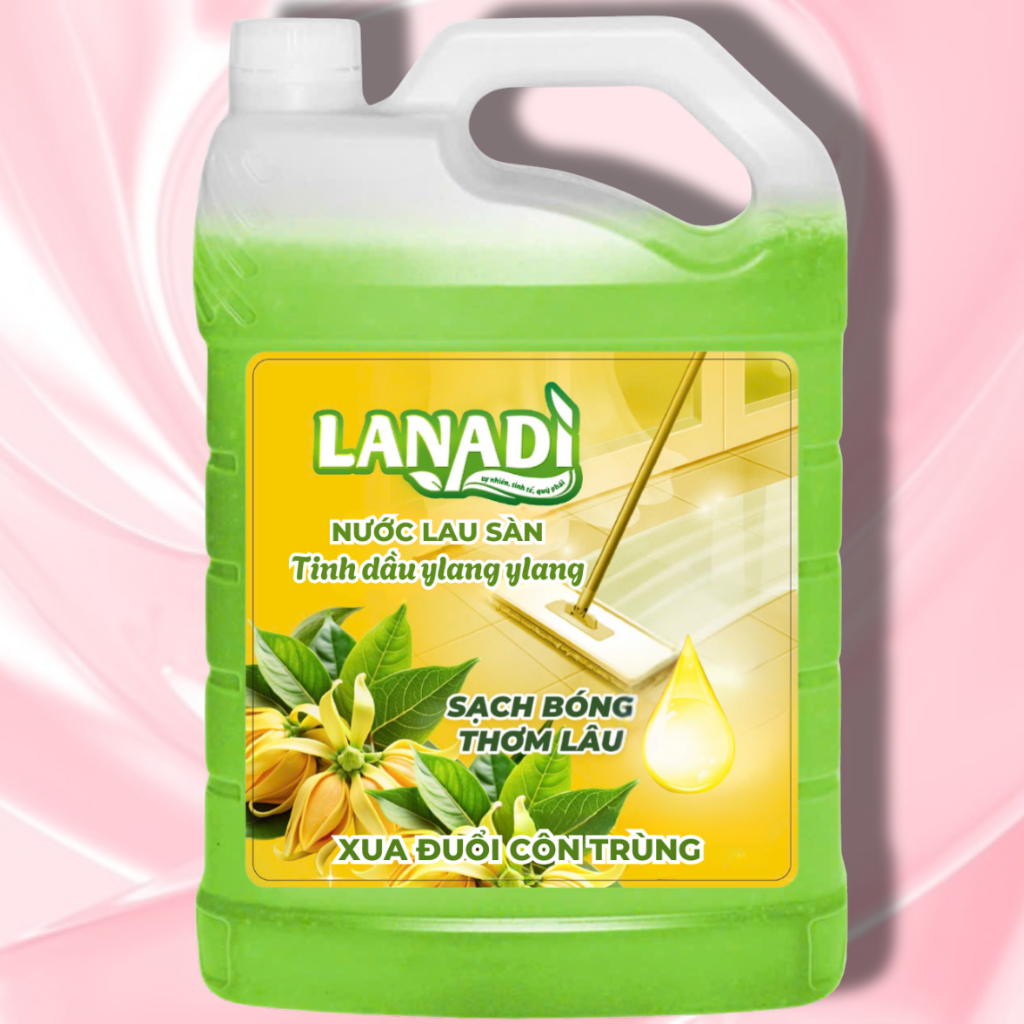 Lanadi Floor Cleaner Repels Insects Can 3.8kg Clean, Shiny, Long-Lasting Fragrance - 5