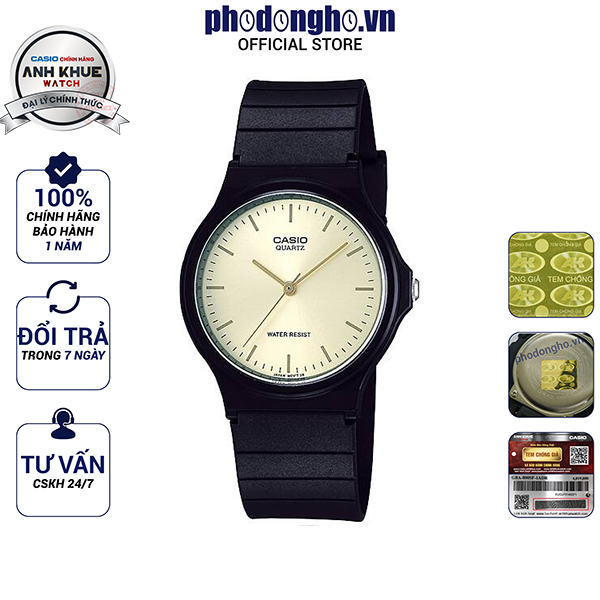 Đồng hồ unisex dây nhựa casio anh khuê mq-24-9eldf