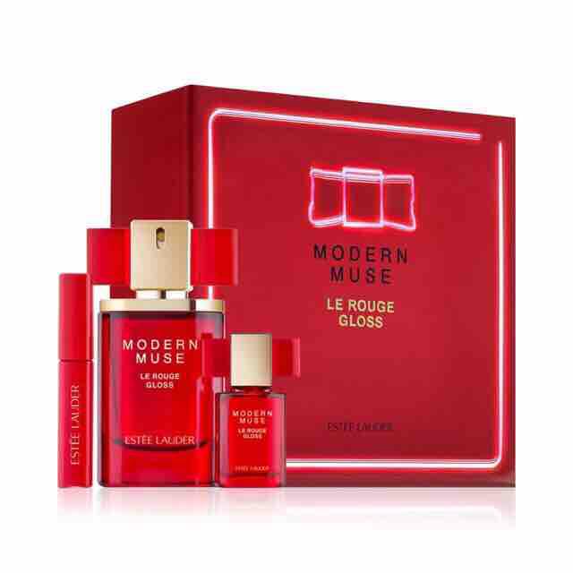 Gift set nước hoa nữ Modern Muse Le Rouge Gloss - Estee Lauderesstee