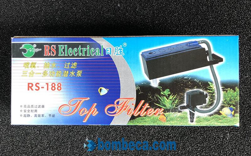 [HCM]Máy Bơm Lọc Nước Risheng RS 188 (12W 800l/h)  Dành Cho Hồ Cảnh