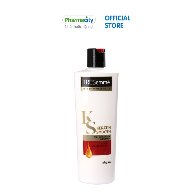 Dầu xả dành cho tóc khô xơ và không vào nếp Tresemmé Keratin Smooth