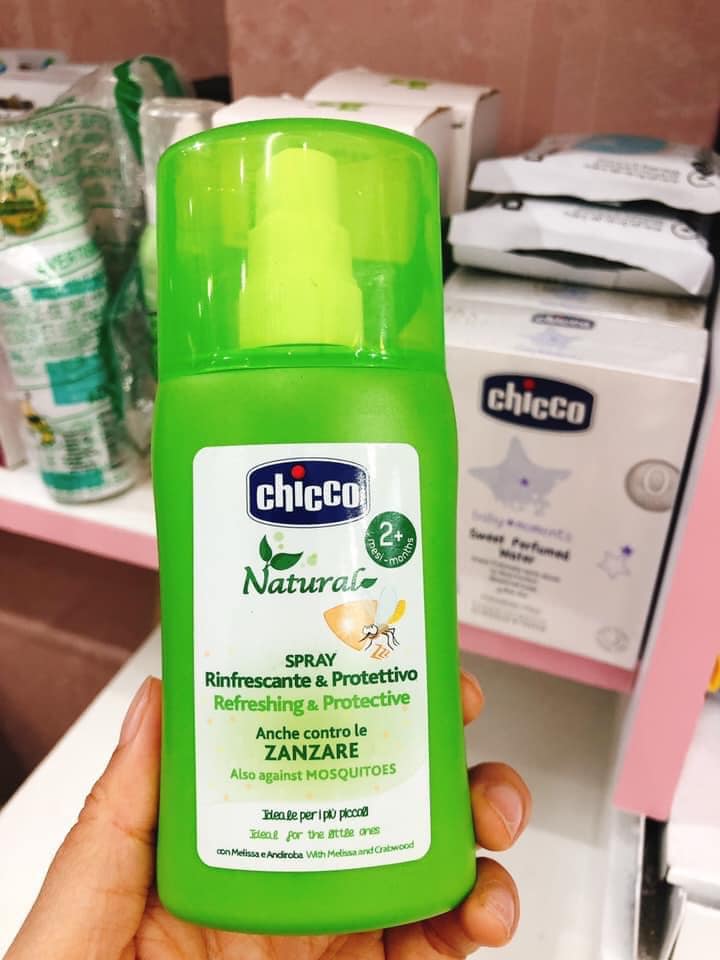 Xịt đa năng xua muỗi chicco 2m+ 100ml