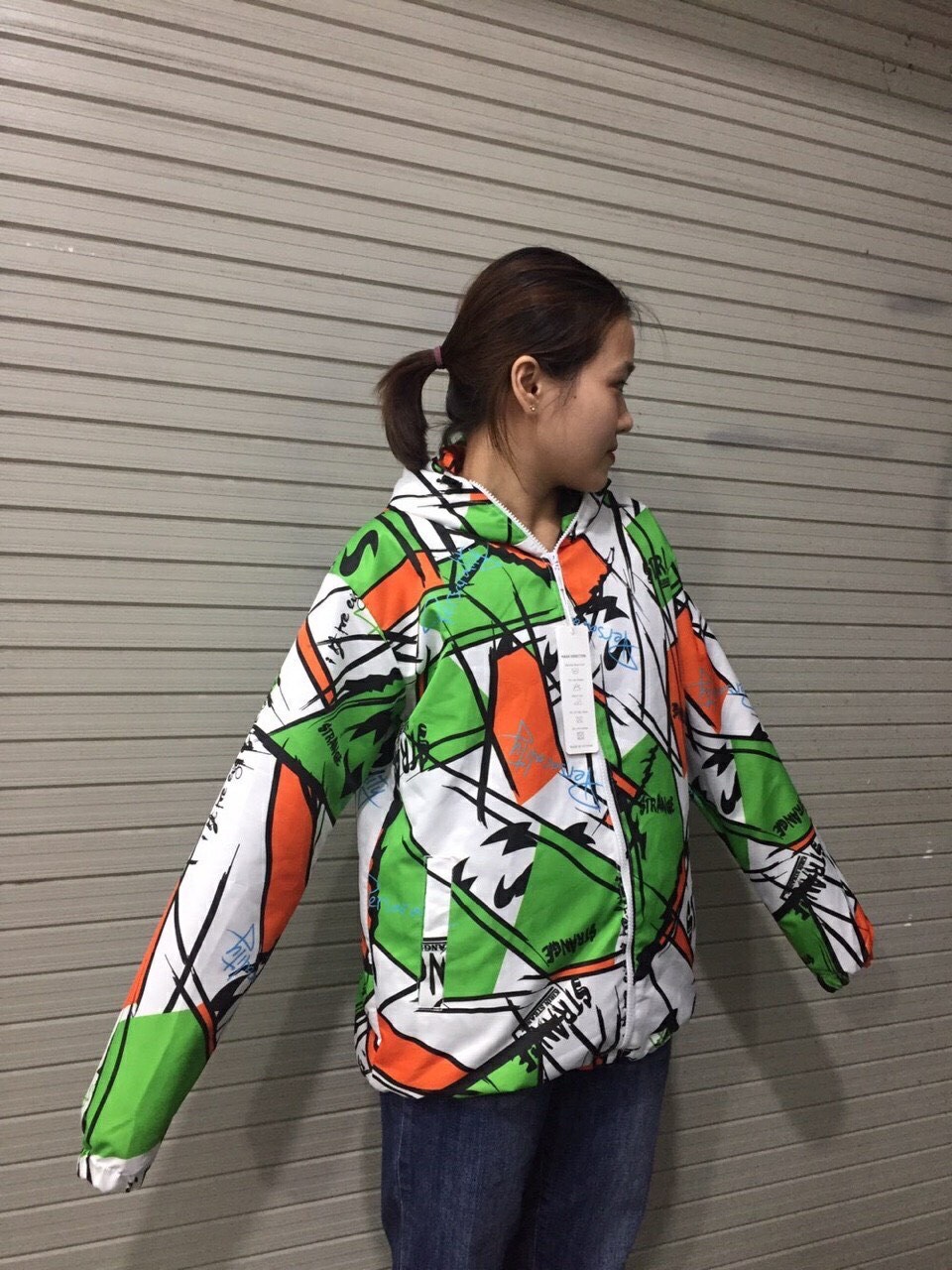 Áo khoác dù in 3d siêu hot hit mùa hè này - hieen fashion