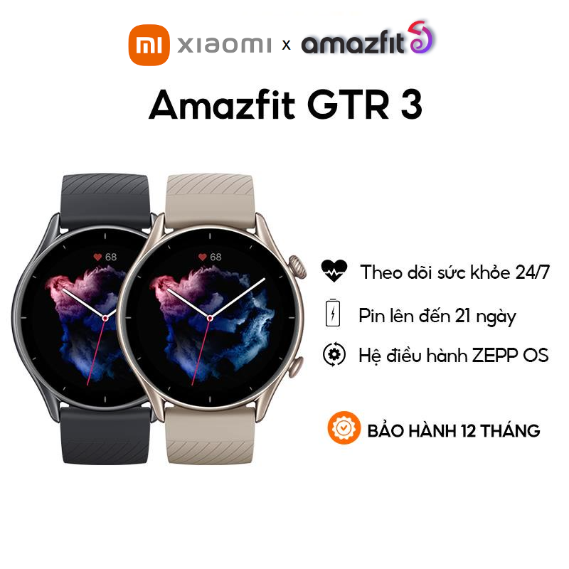 Đồng hồ thông minh Amazfit GTR 3 - Hàng Chính Hãng