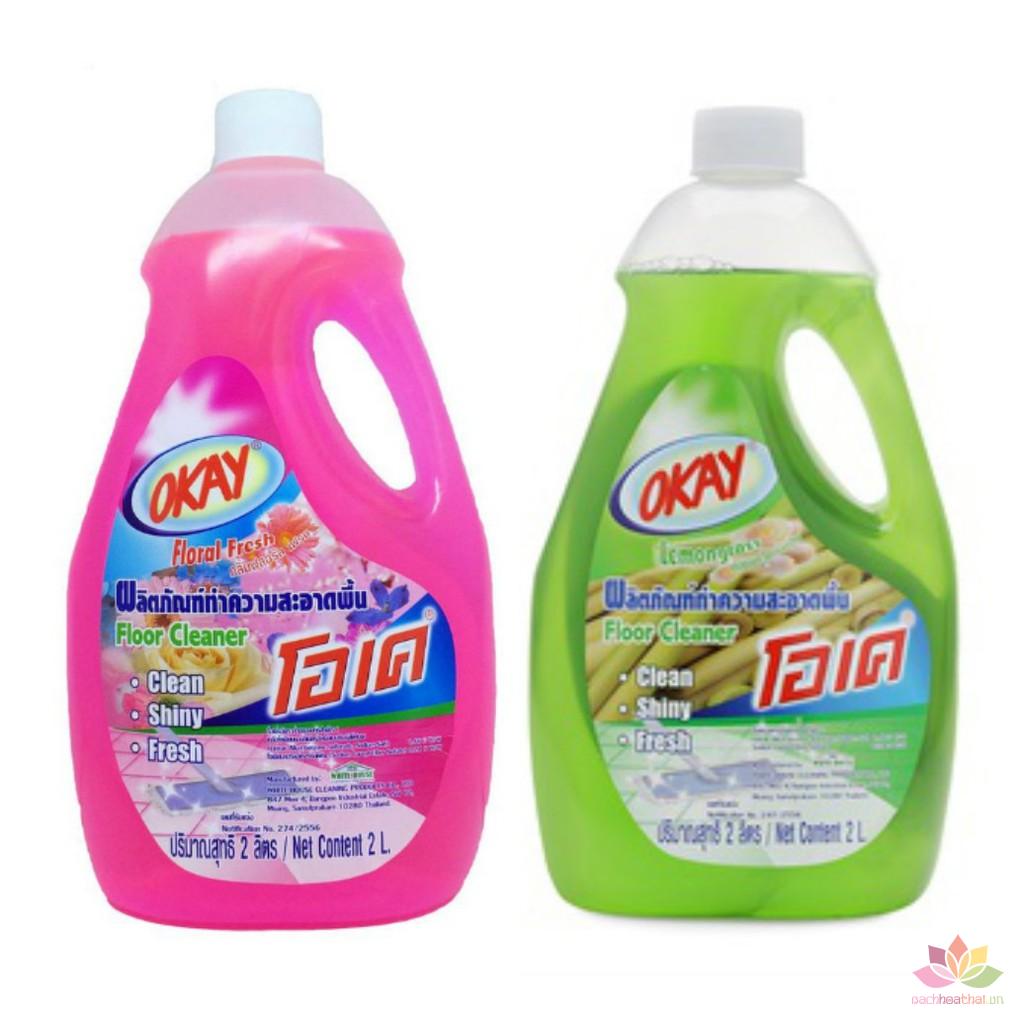 Nước lau sàn nhà okay - 2 lít