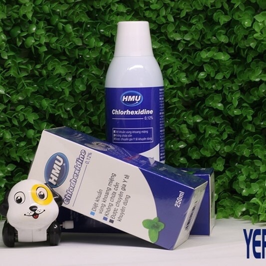 Nước súc miệng HMU Chlorhexidin 0,12% - 250ml/chai
