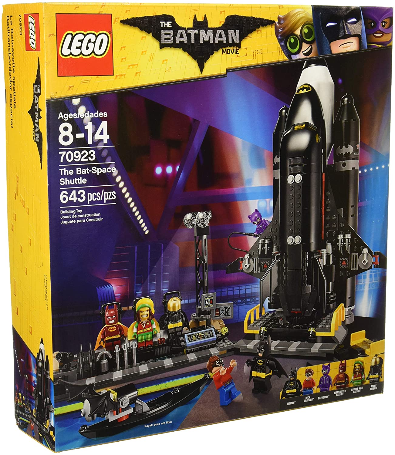 LEGO Bộ đồ chơi Lego Batman Movie DC Bat Space Shuttle 70923 Build (643  miếng) đảm bảo chính hãng Từ Đan Mạch Khối xây dựng Đồ chơi Đồ Chơi Lắp Ráp  