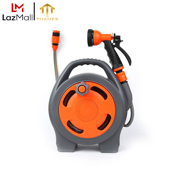 Bộ vòi tưới cây, vòi rửa xe thames 12 mét, vòi xịt 6 chế độ, bộ vòi rửa xe kiên cố, gọn nhẹ, linh hoạt, thu cuộn ống dễ dàng