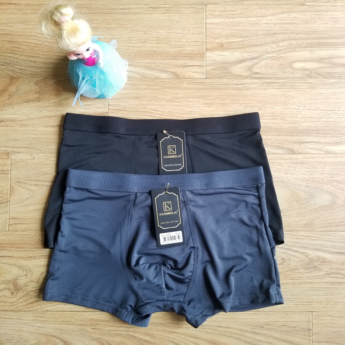 Quần lót nam boxer Sịp đùi nam thông hơi chất thun lạnh 3D co dãn ôm mông
