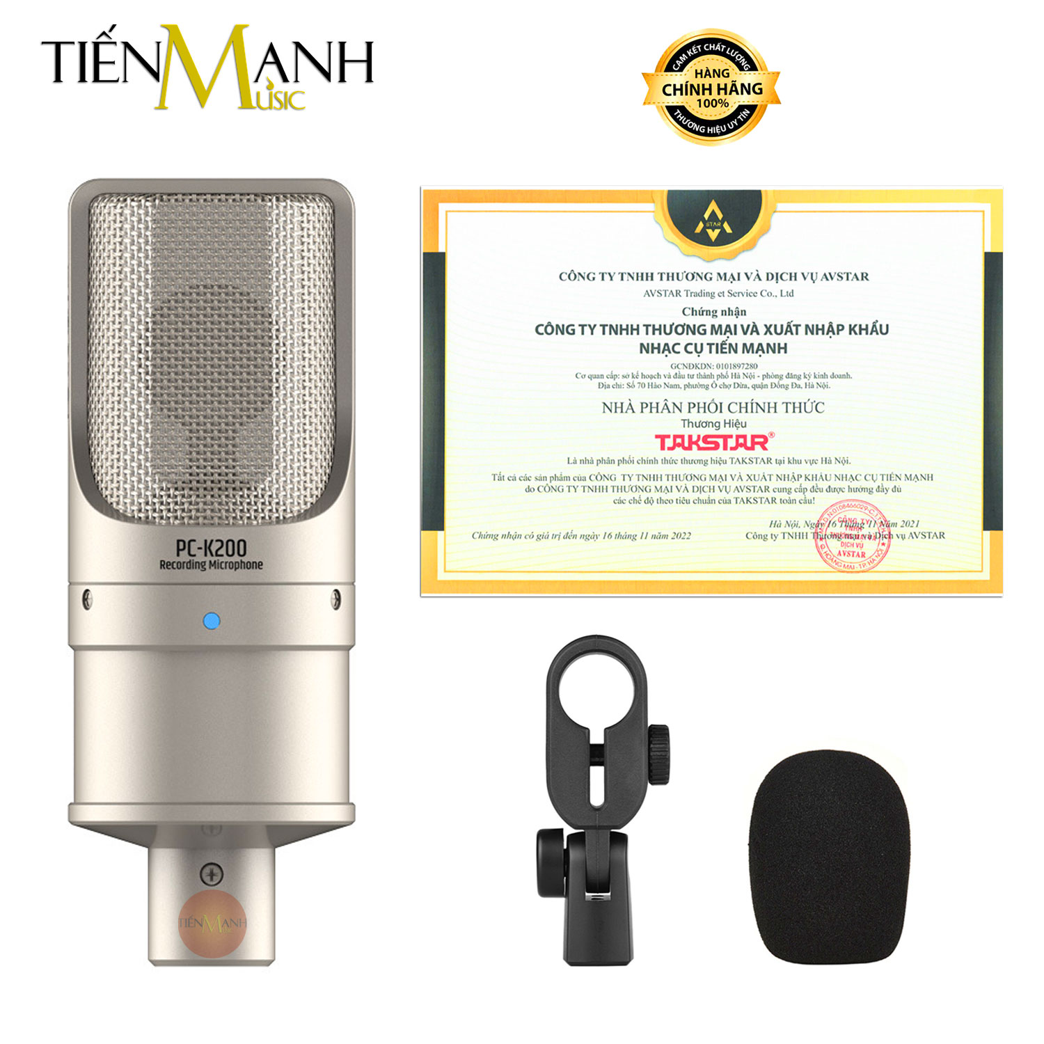 Micro takstar pc-k200 - mic thu âm livestream phòng thu studio k200 microphone pck200