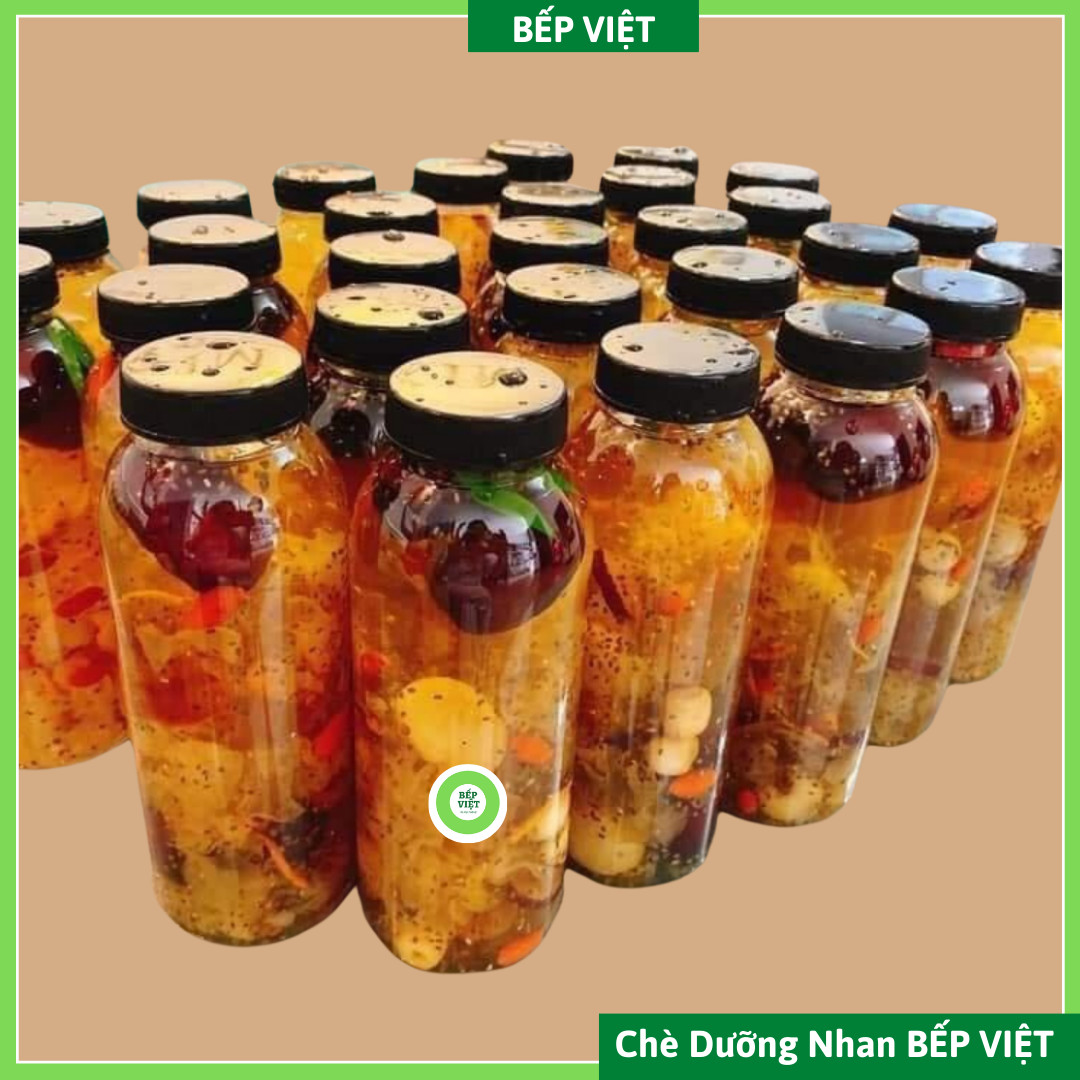 Set 30 CHÉN chè dưỡng nhan 14 vị - Chè Dưỡng Nhan Bếp Việt - Nguyên liệu nấu chè dưỡng nhan tuyết yến cao cấp