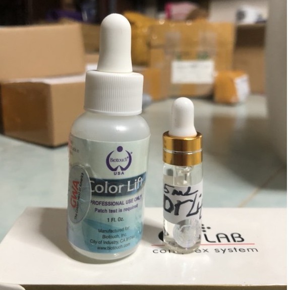 💗xả kho💗chai chiết color lift 5ml xoá hút mực xăm chuyên dụng