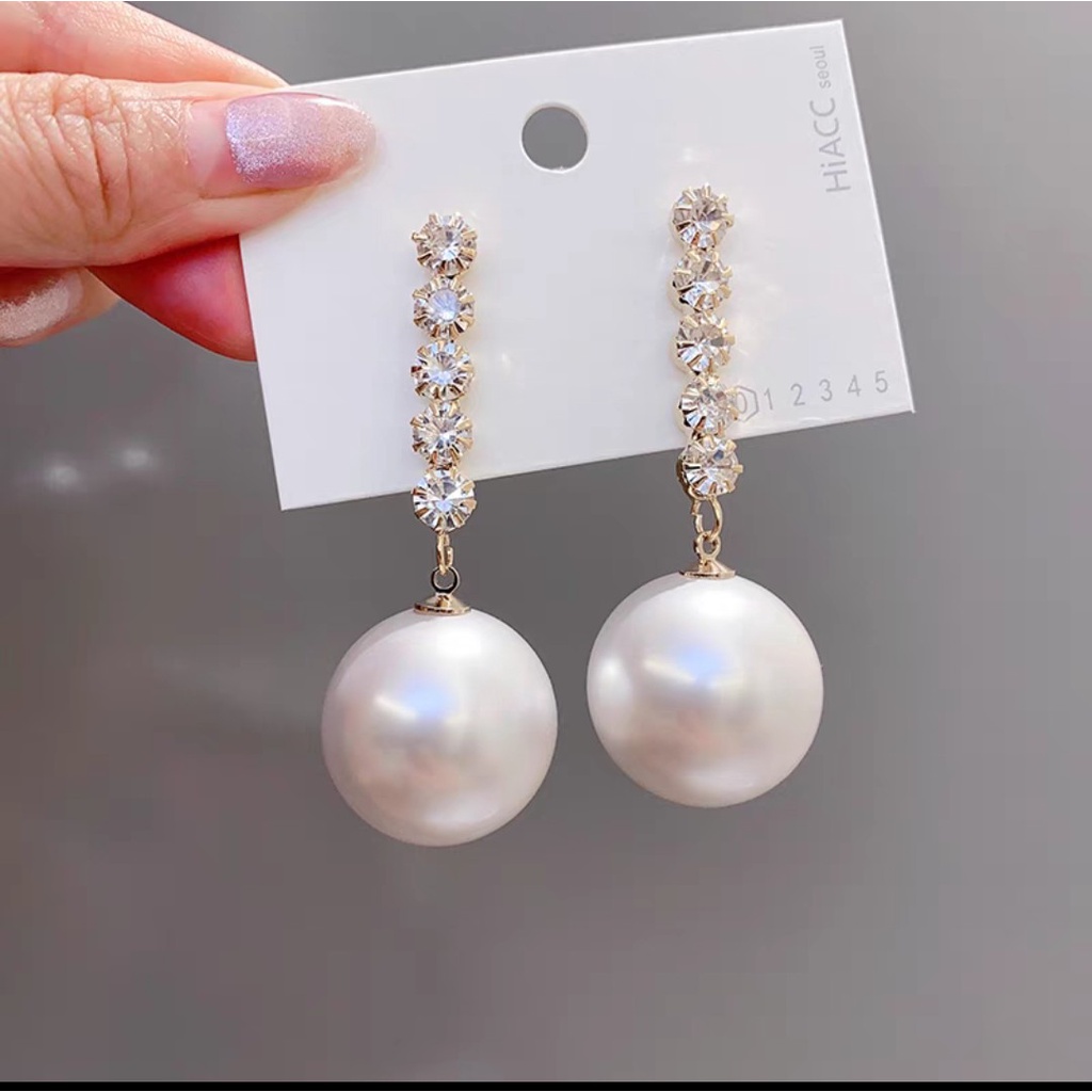 Bông tai dáng dài ngọc trai -Yoristore.vn