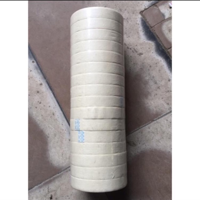 Băng dính giấy bản 2cm hàng dầy 550 gam/ cây/15 cuộn