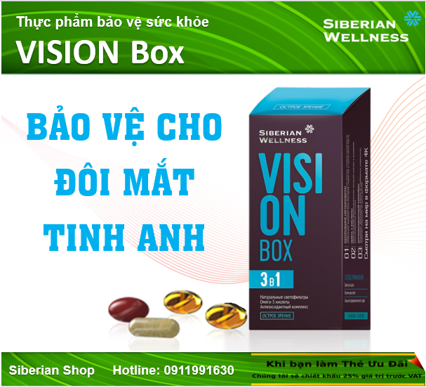VISION BOX - Cho đôi mắt mạnh khỏe - Siberian Shop