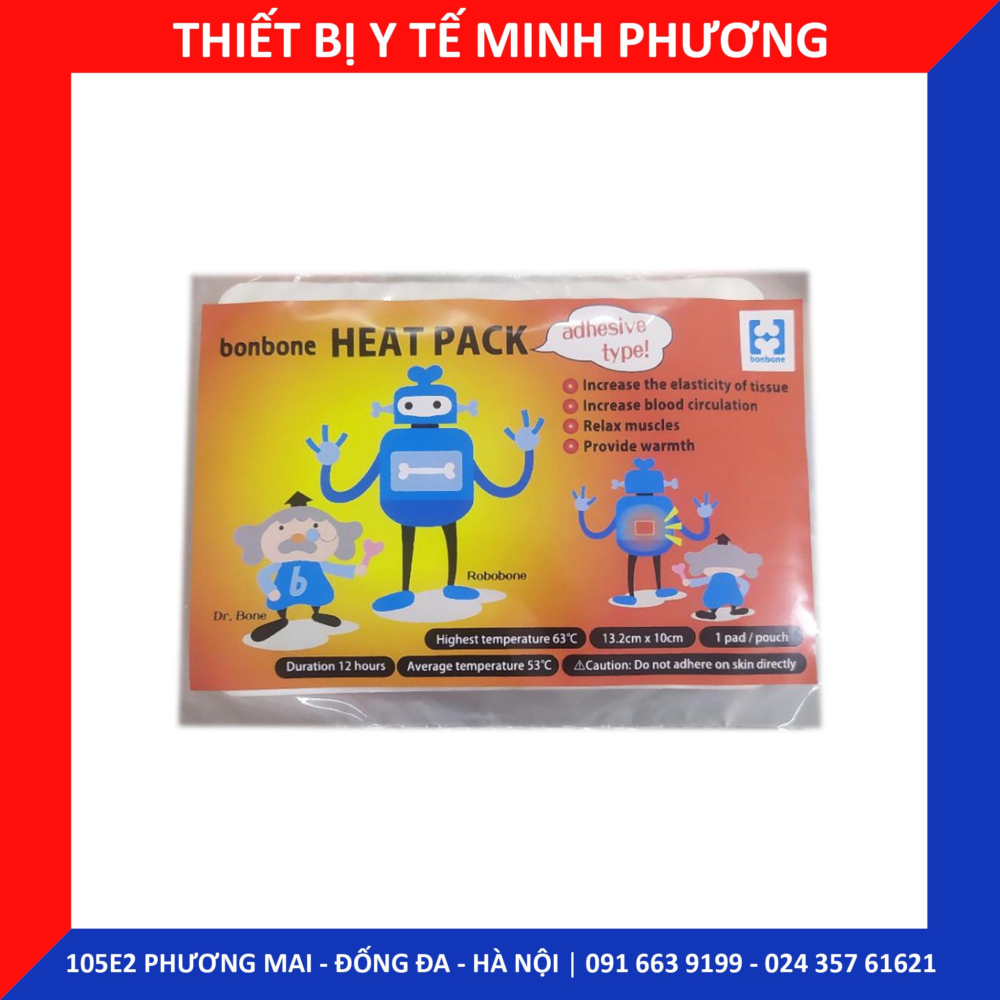 Miếng dán giữ nhiệt cơ thể bonbone nhật bản