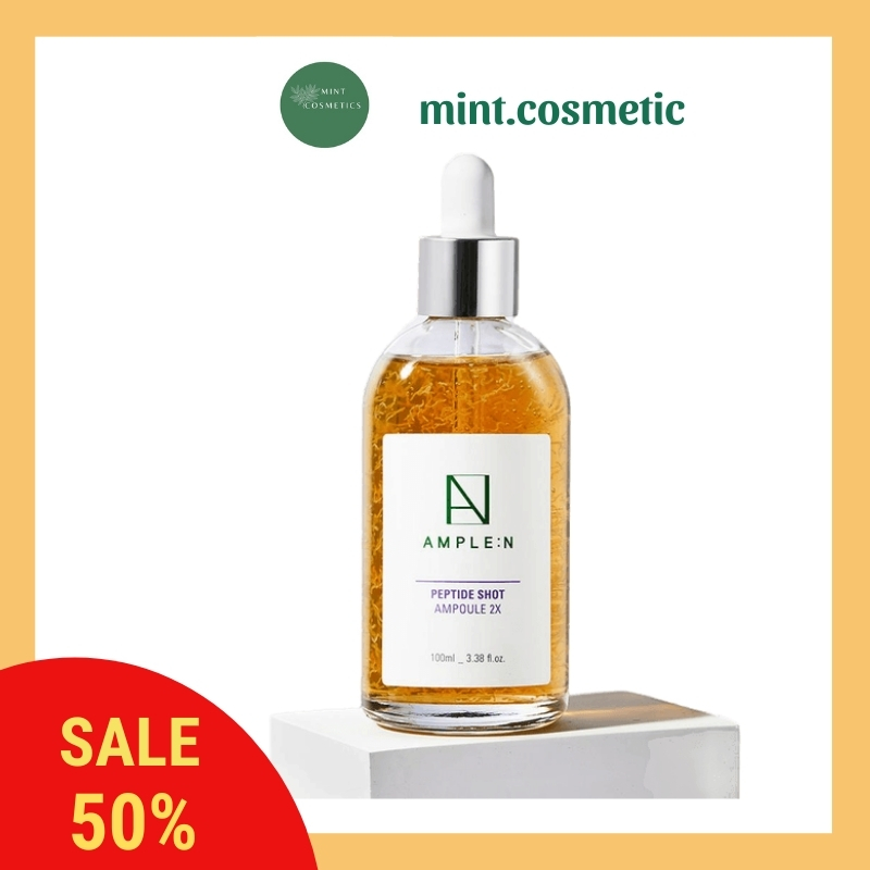 Tinh chất serum peptide shot ampoule 2x mờ nhăn căng bóng da hiệu quả